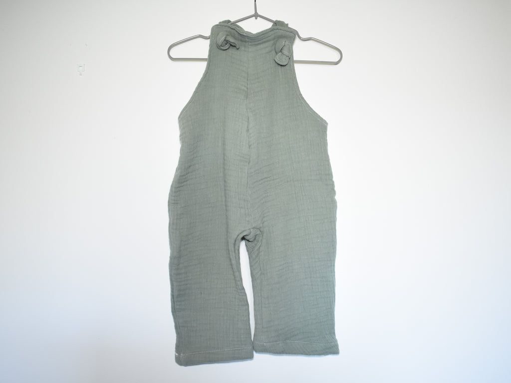 Peto Infantil de Algodón Orgánico Verde Oscuro