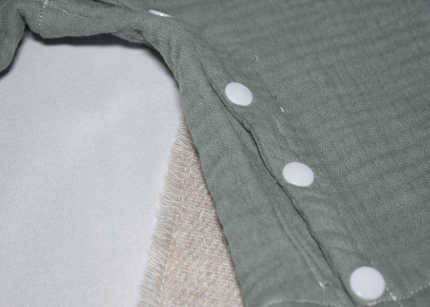 Peto Infantil de Algodón Orgánico Verde Oscuro