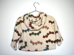 Sudadera Infantil de Algodón Orgánico Blanco Roto - Lombriz