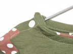Sudadera Infantil de Algodón Orgánico Verde - Setas