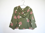 Sudadera Infantil de Algodón Orgánico Verde - Setas