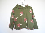 Sudadera Infantil de Algodón Orgánico Verde - Setas