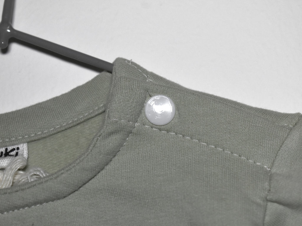 Sudadera Infantil de Algodón Orgánico Verde