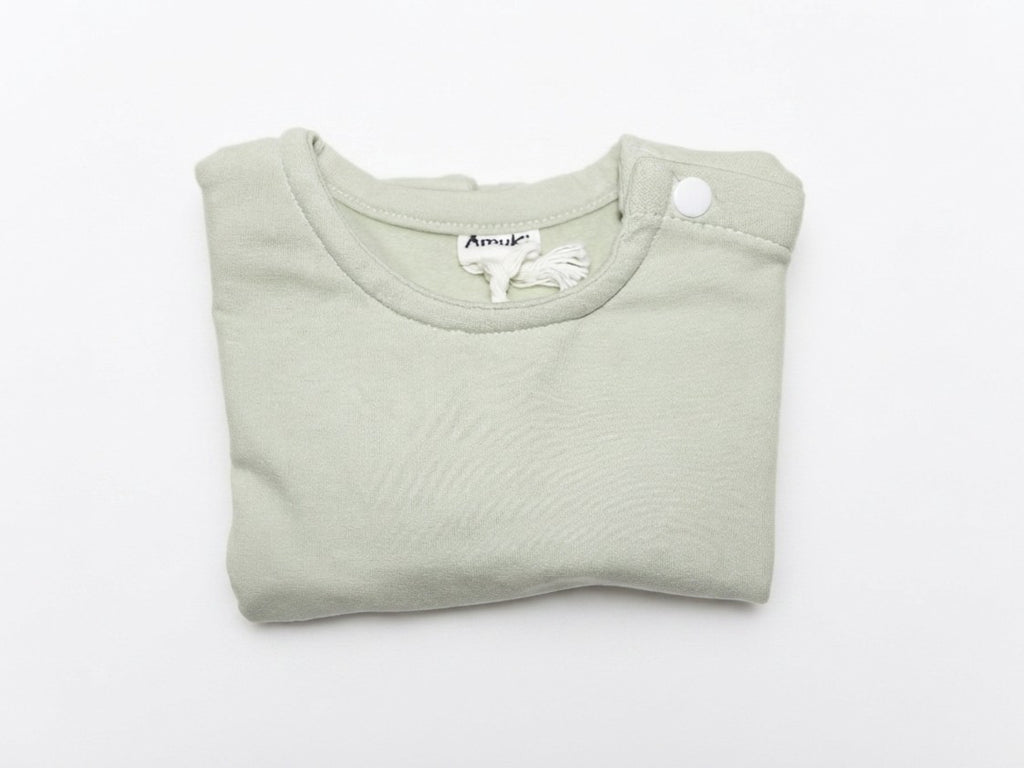 Sudadera Infantil de Algodón Orgánico Verde