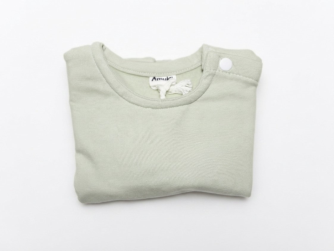 Sudadera Infantil de Algodón Orgánico Verde