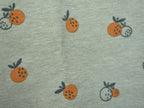 Sudadera Infantil de Algodón Orgánico Verde con Naranjas
