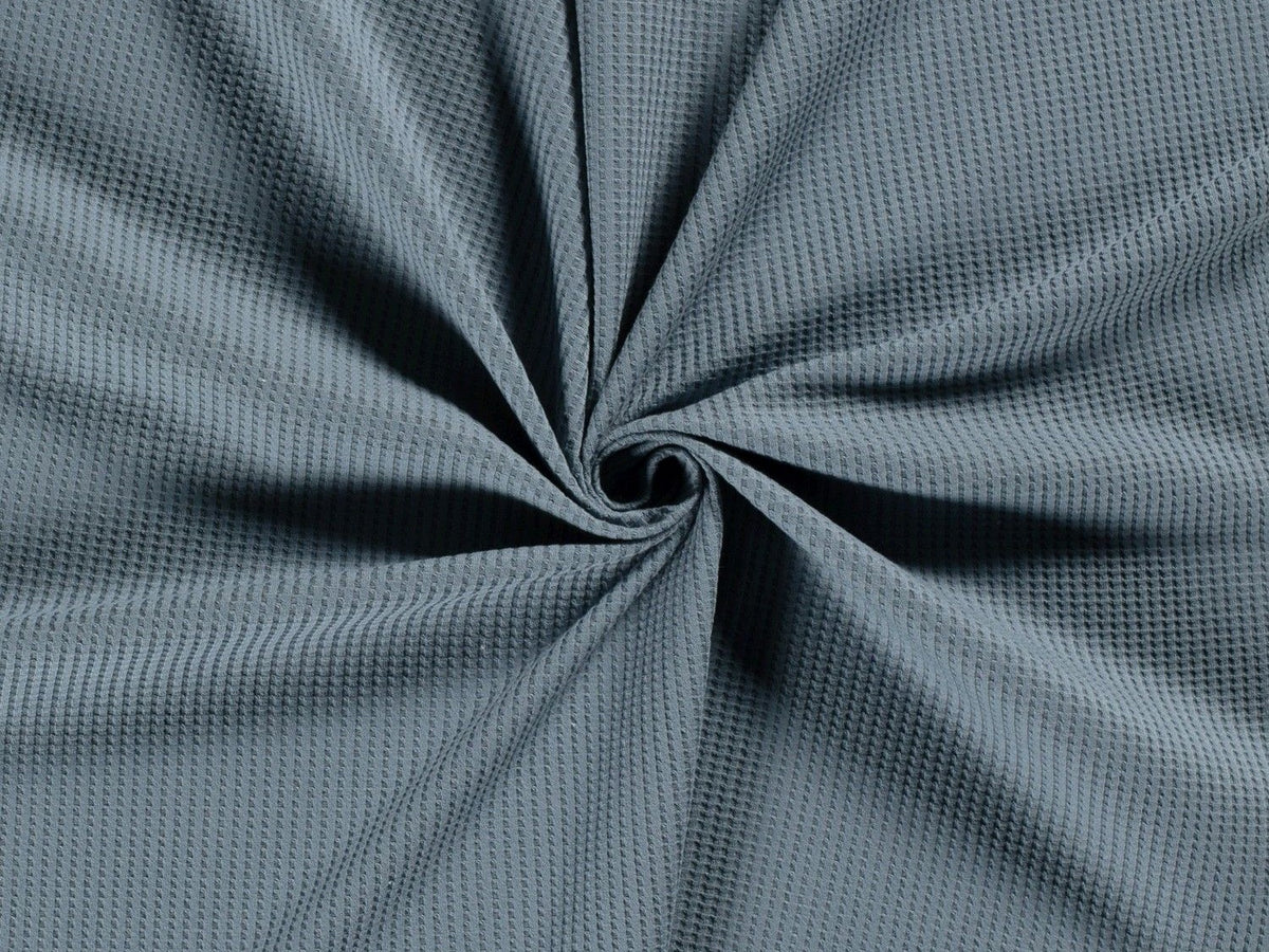 Retal - Tela de Punto Mini Waffle Azul
