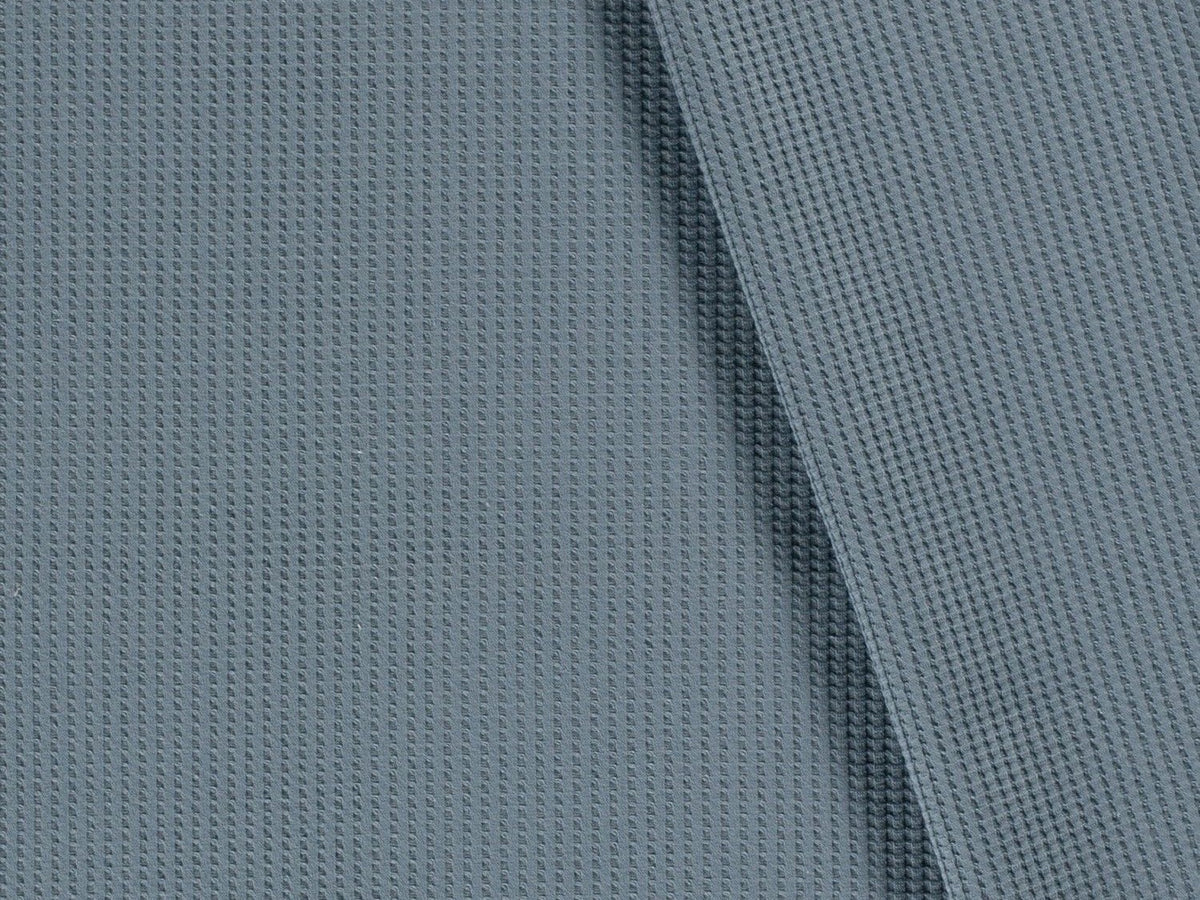 Retal - Tela de Punto Mini Waffle Azul