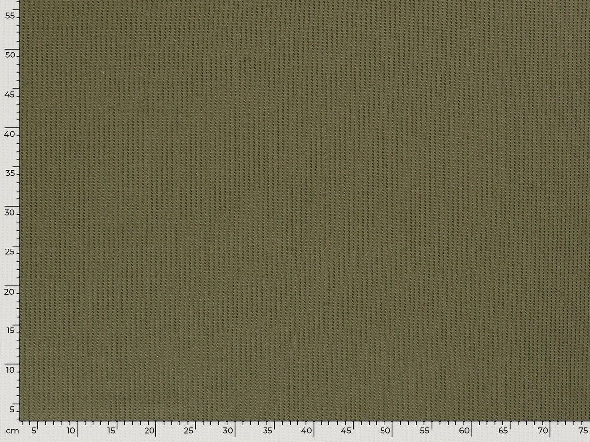 Tela de Punto Mini Waffle Verde
