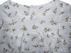 Vestido Infantil de Algodón Orgánico Blanco - Manga Larga