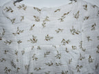 Vestido Infantil de Algodón Orgánico Blanco - Manga Larga